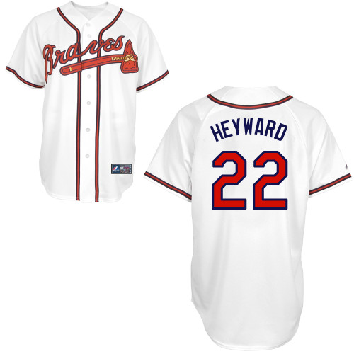 Jason Heyward #22 Youth Baseball Jersey-Atlanta Braves Authentic Home White Cool Base MLB Jersey